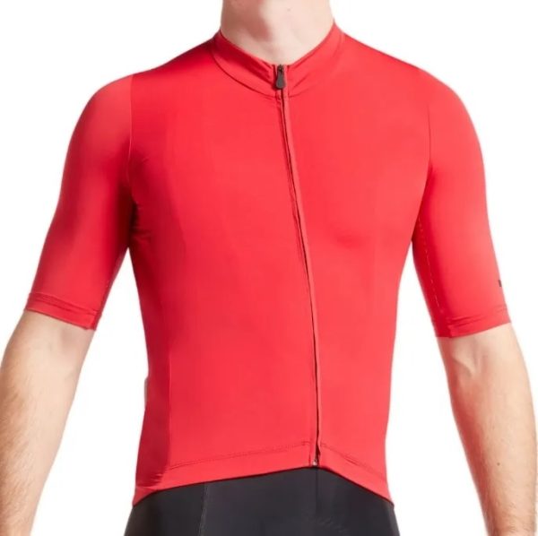 BLACK SHEEP CYCLING ESSENTIALS TEAM SHORT SLEEVE JERSEY - JESTER RED AUTHENTIC