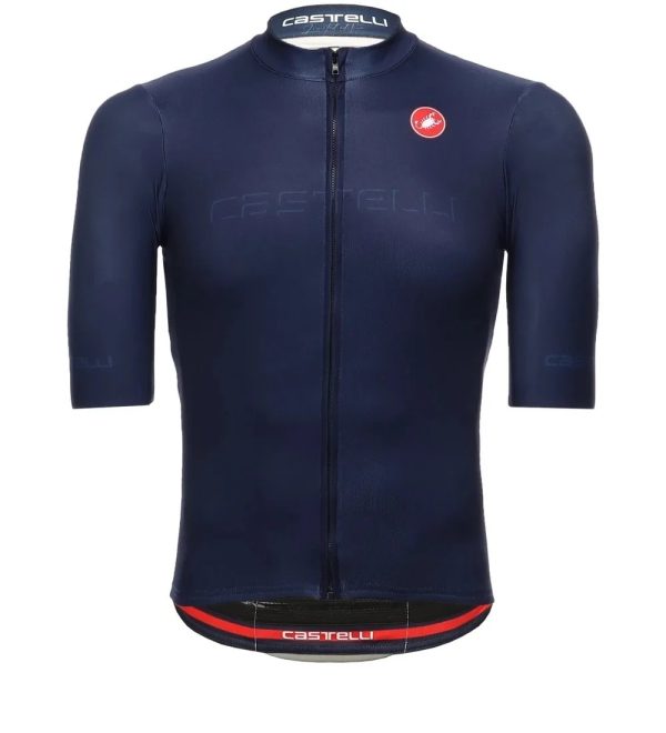 CASTELLI SQUADRA SHORT SLEEVE JERSEY – MIDNIGHT BLUE AUTHENTIC