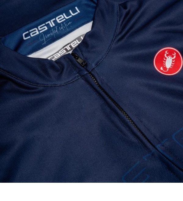 CASTELLI SQUADRA SHORT SLEEVE JERSEY – MIDNIGHT BLUE AUTHENTIC - Image 3