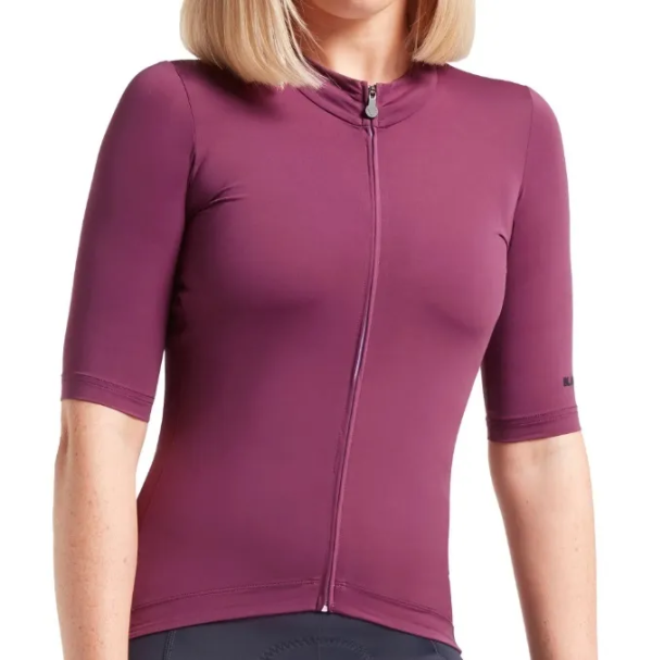 BLACK SHEEP CYCLING ESSENTIALS TEAM WOMENS SHORT SLEEVE JERSEY - ITALIAN PLUM AUTHENTIC