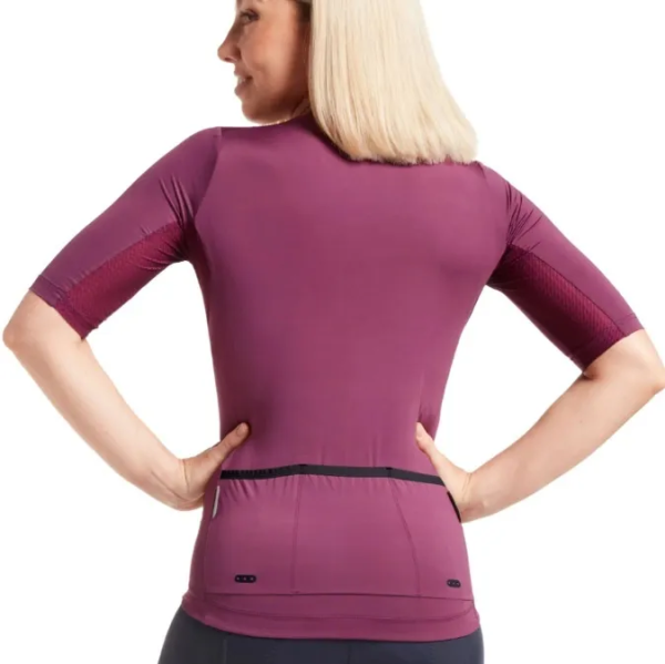 BLACK SHEEP CYCLING ESSENTIALS TEAM WOMENS SHORT SLEEVE JERSEY - ITALIAN PLUM AUTHENTIC - Image 3